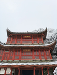 寺庙雪景