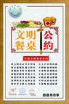 文明餐桌公约