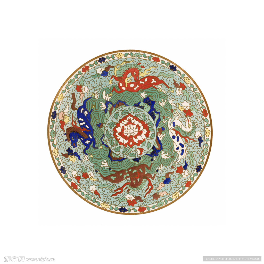 盘子画