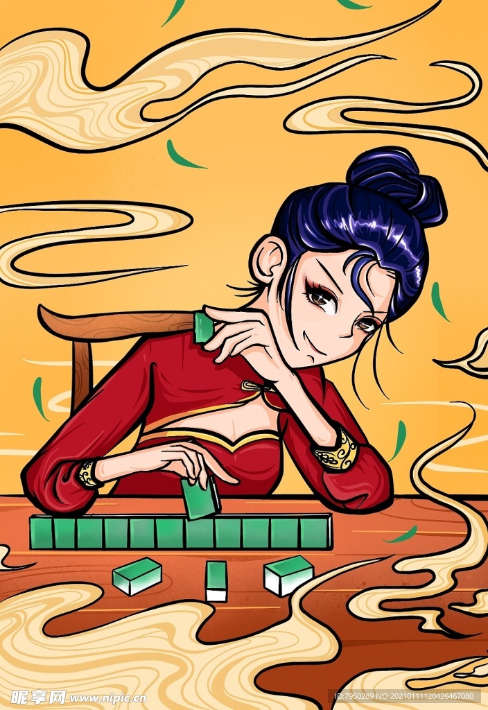 国潮手机壳图案图片