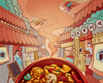 国潮手机壳图案图片