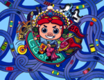 国潮手机壳图案图片