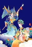 国潮手机壳图案图片