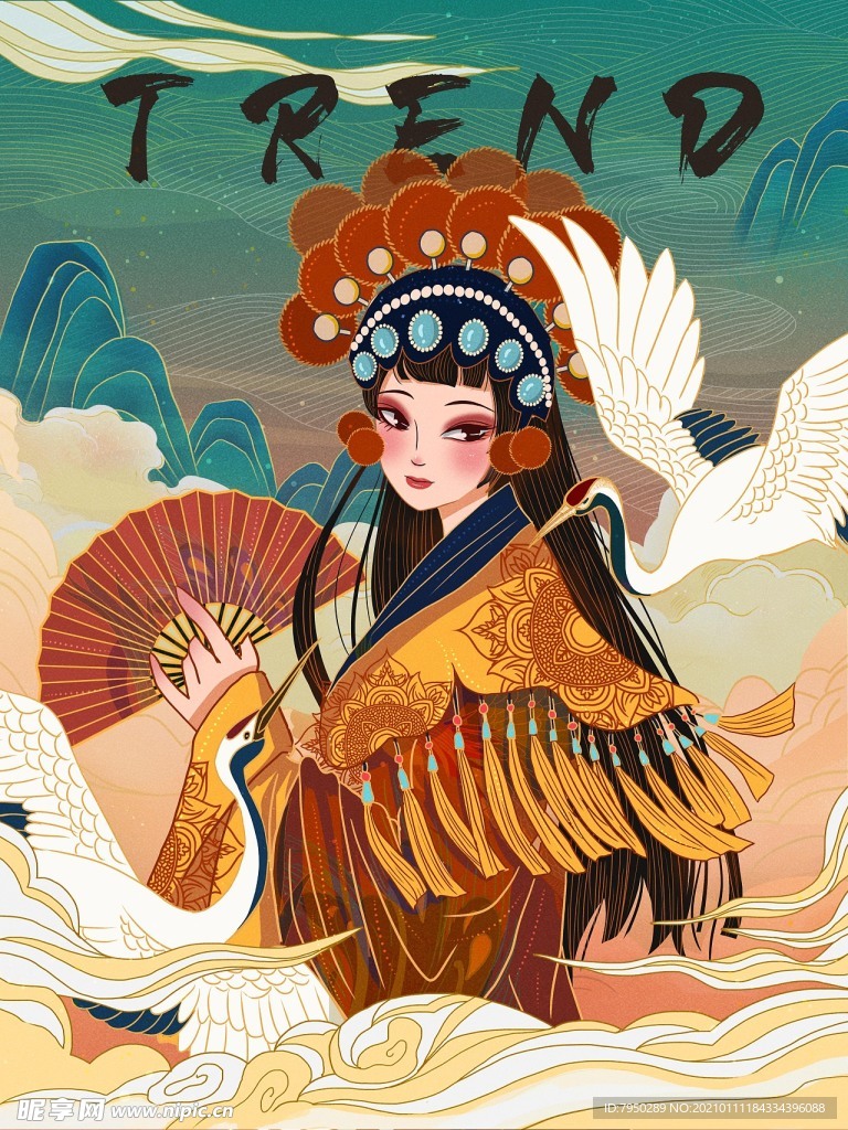 国潮手机壳图案图片