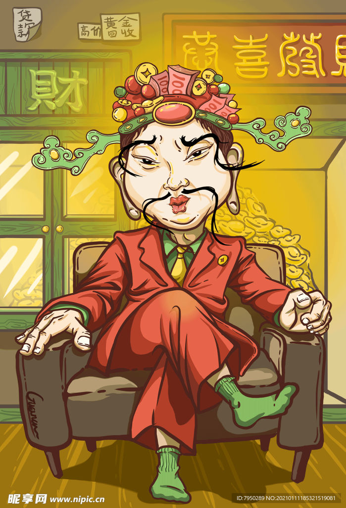 国潮手机壳图案图片