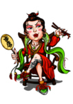 国潮手机壳图案图片