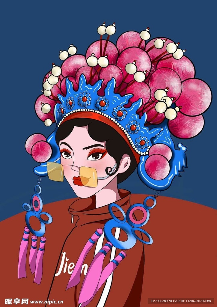 国潮手机壳图案图片