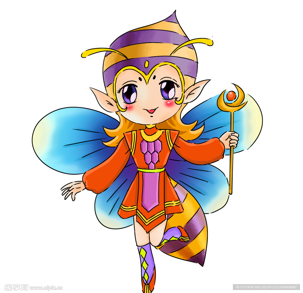 蜜蜂卡通插画