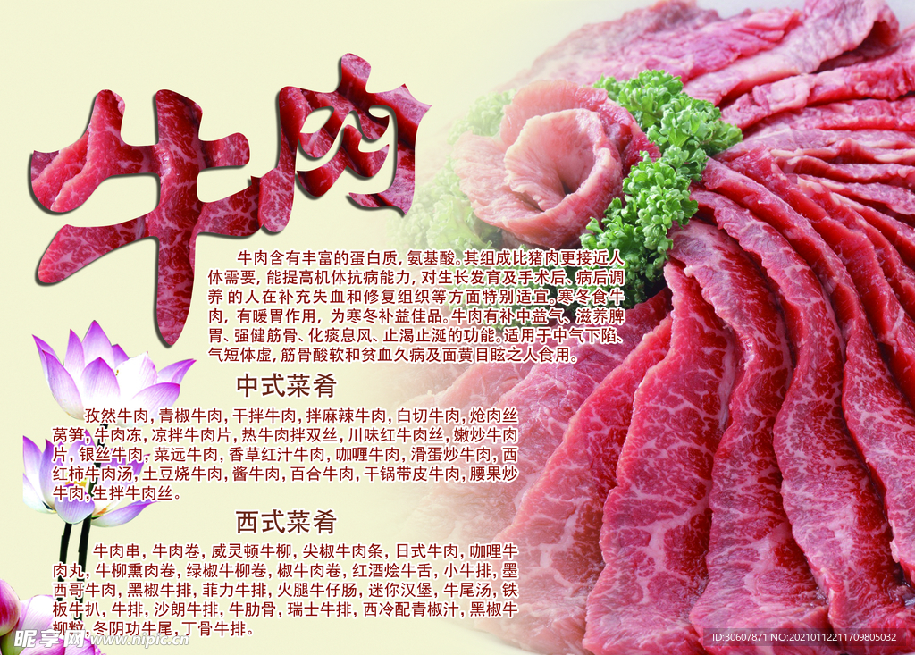 牛排海报