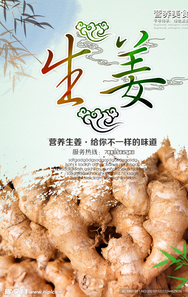 生姜海报