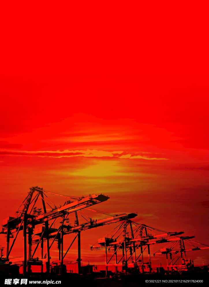 夕阳背景