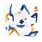 瑜伽yoga瑜珈动作