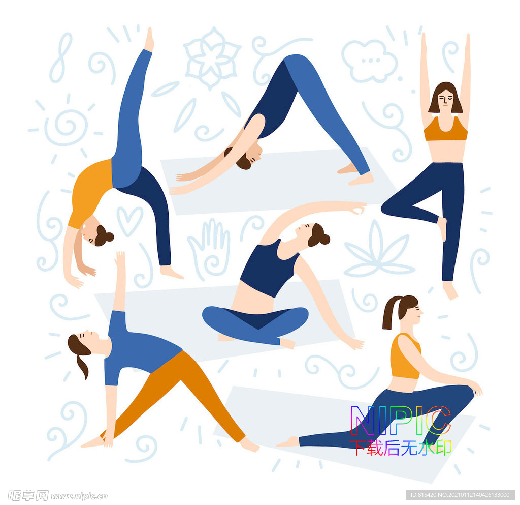瑜伽yoga瑜珈动作
