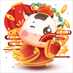 卡通牛