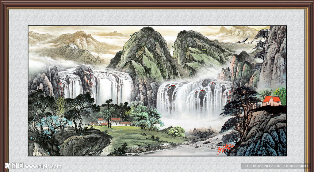 中堂山水