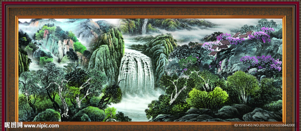 中堂山水画