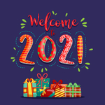 2021新年潮流插画