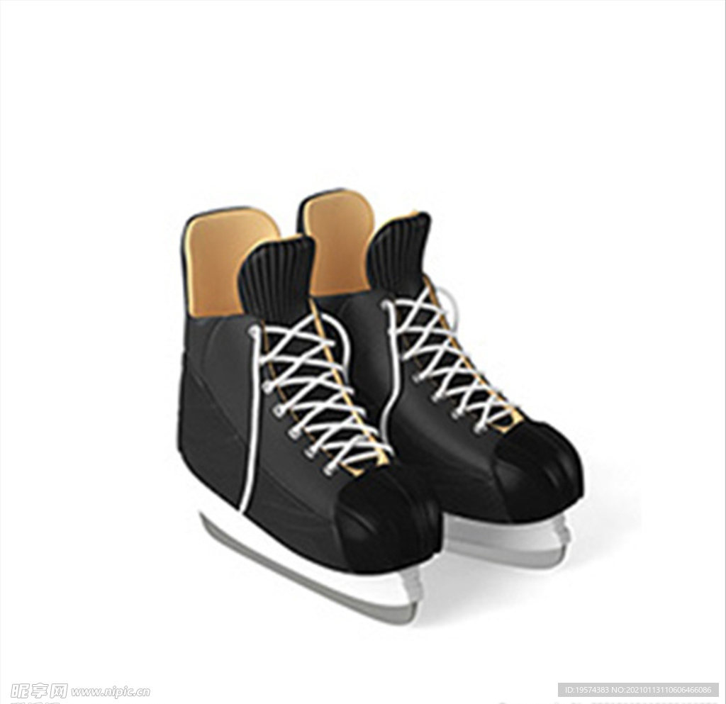 C4D模型溜冰鞋滑冰鞋