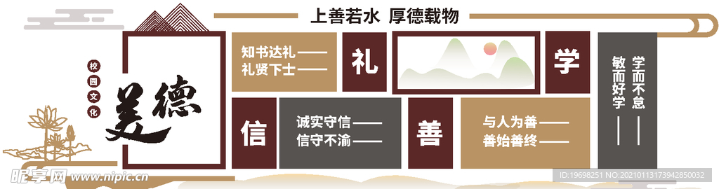 校园文化 文化墙