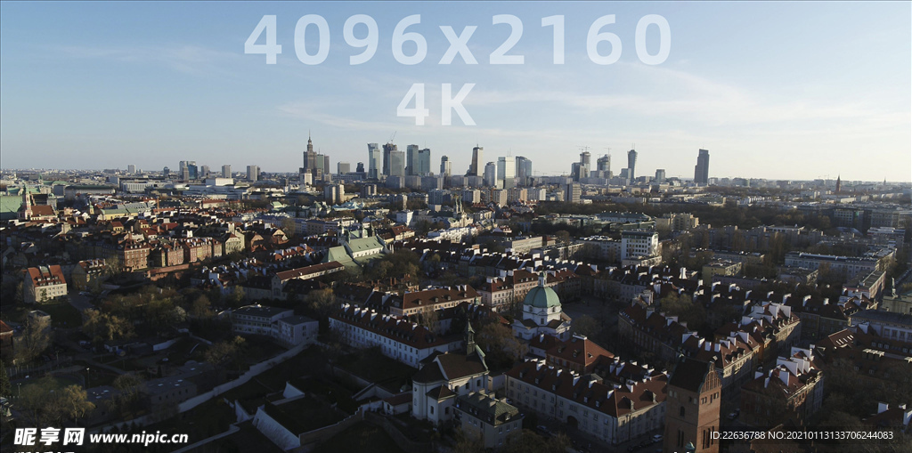 4k视频 城市建筑