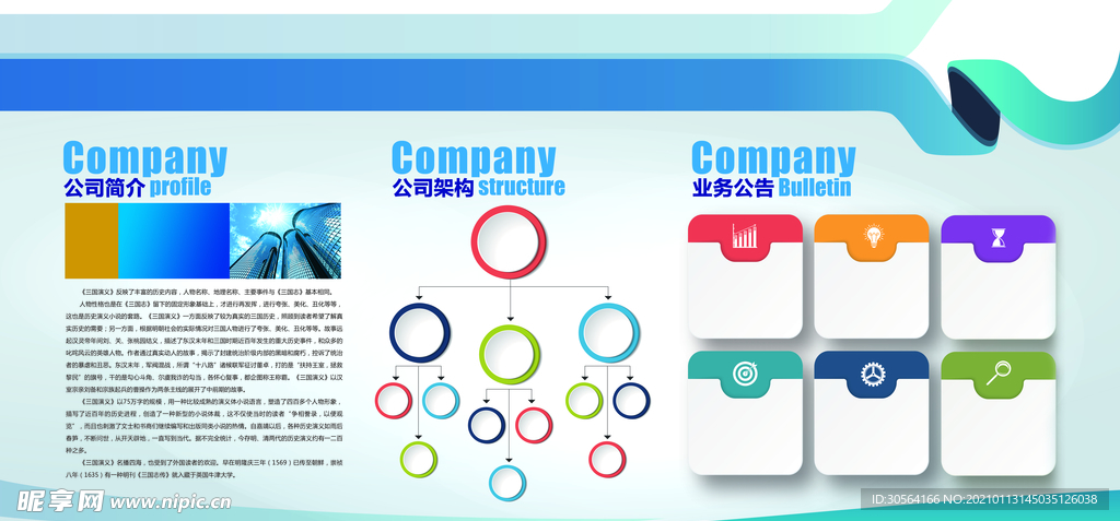 企业发展历程文化宣传海报素材
