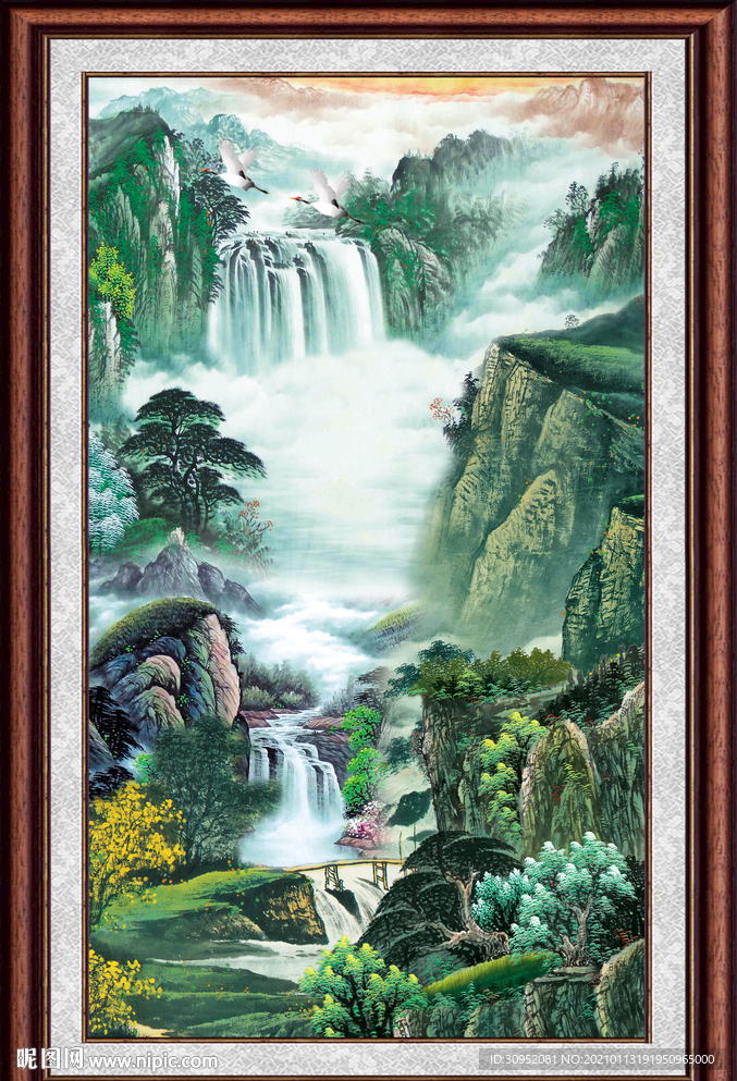巨幅山水画