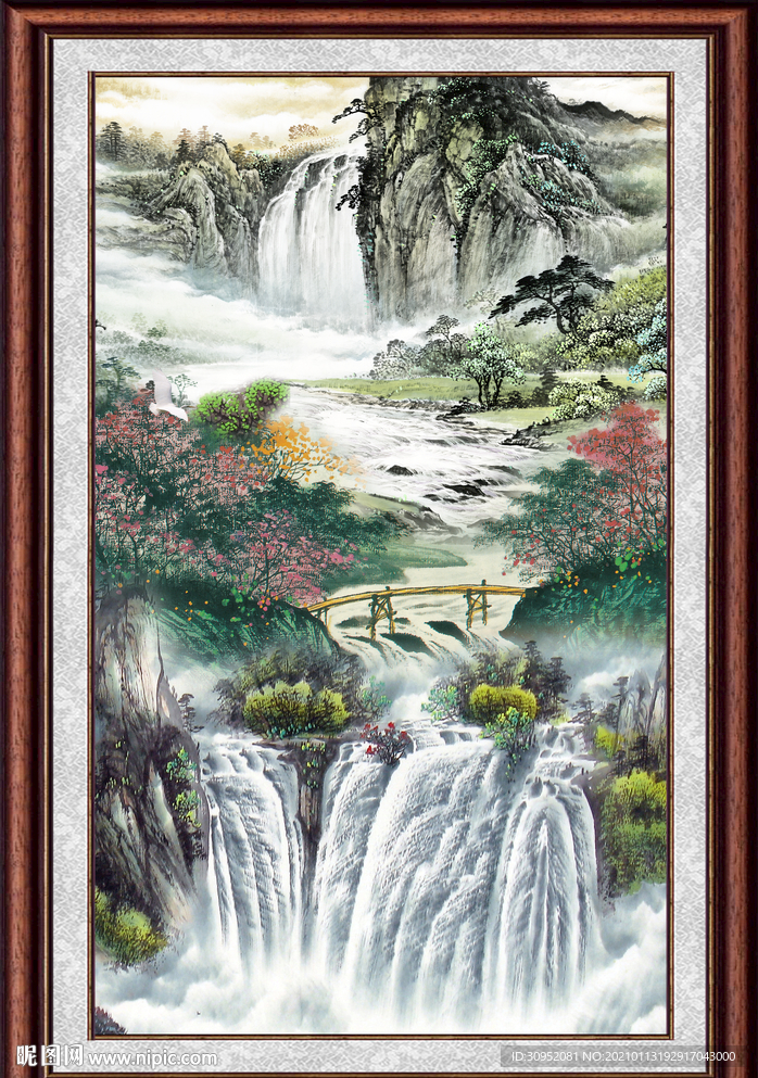巨幅山水画