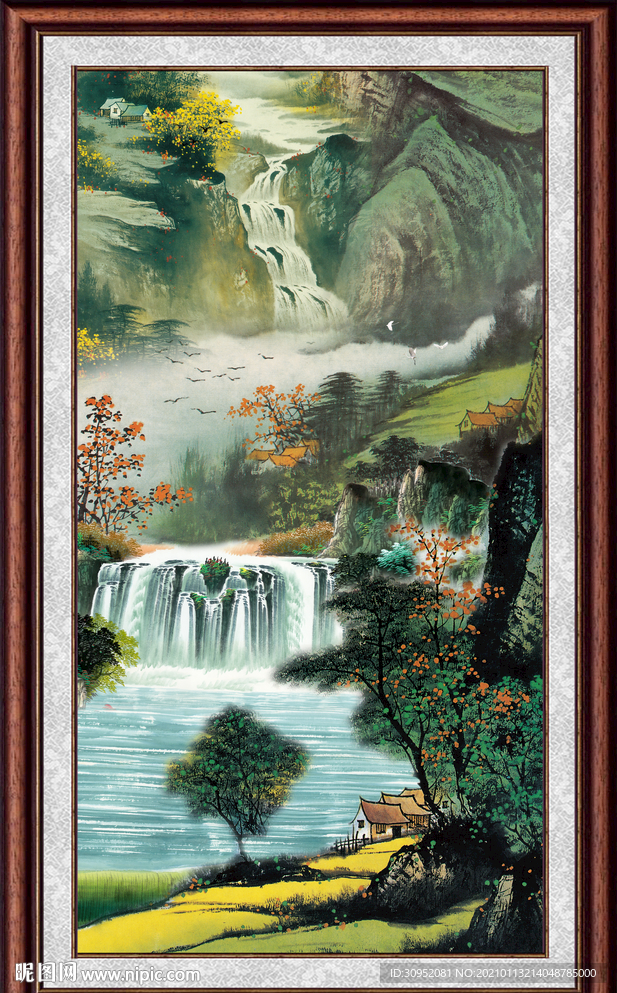 巨幅山水画