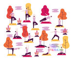 瑜伽yoga瑜珈动作