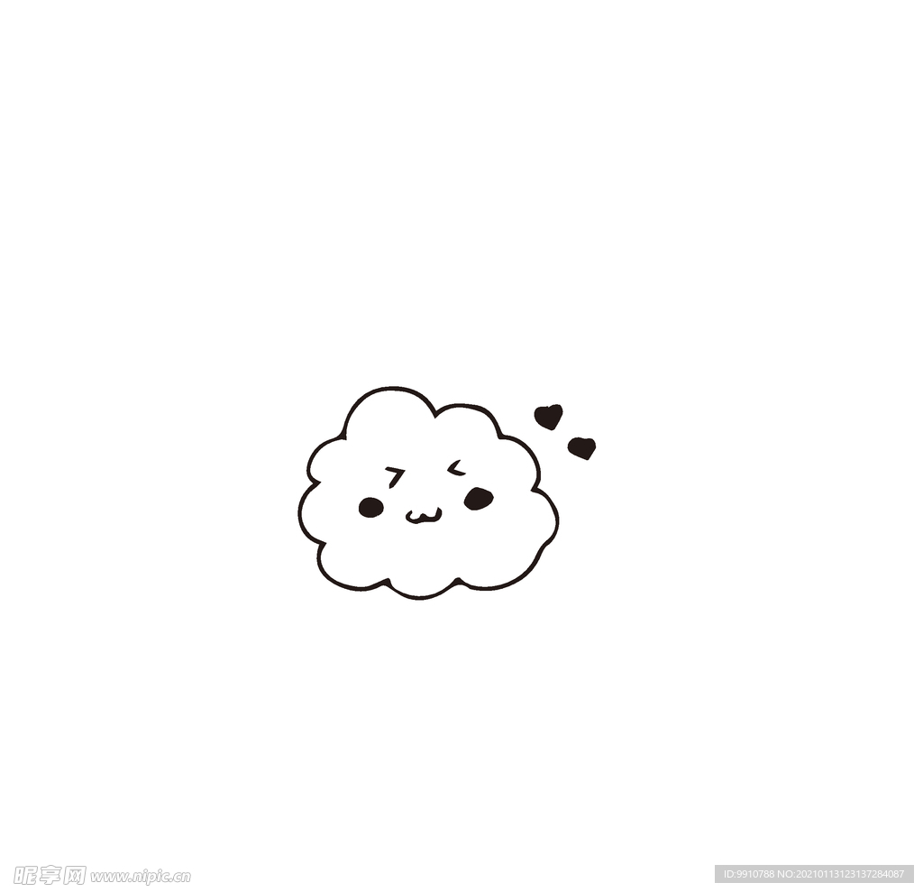白云简笔画