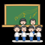 合唱的小学生