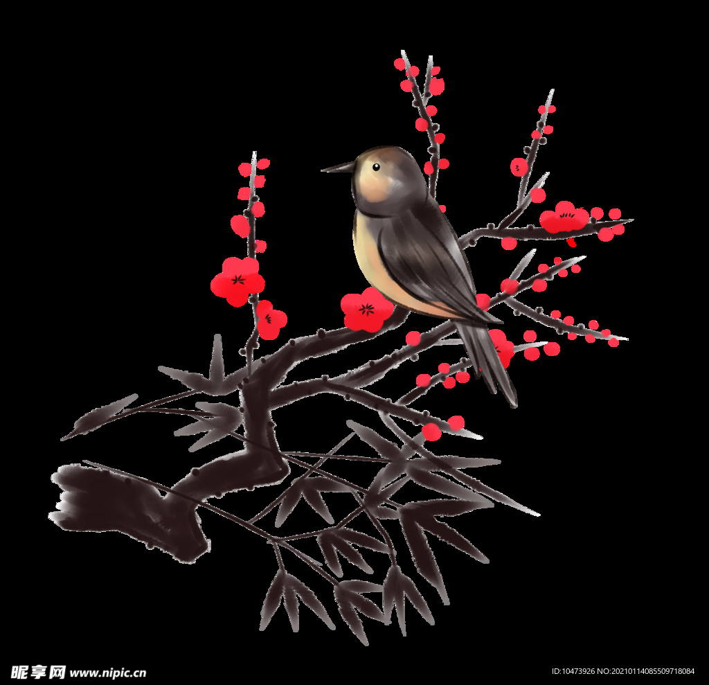花鸟设计素材