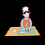 面点面食操作插画