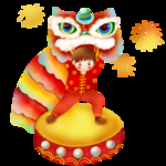 舞狮节素材