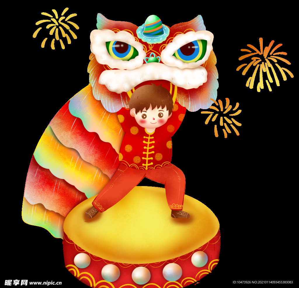 舞狮节素材