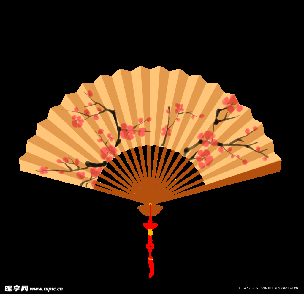 中国风扇子.