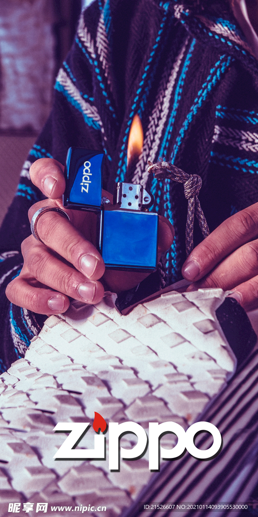 zippo 打火机海报