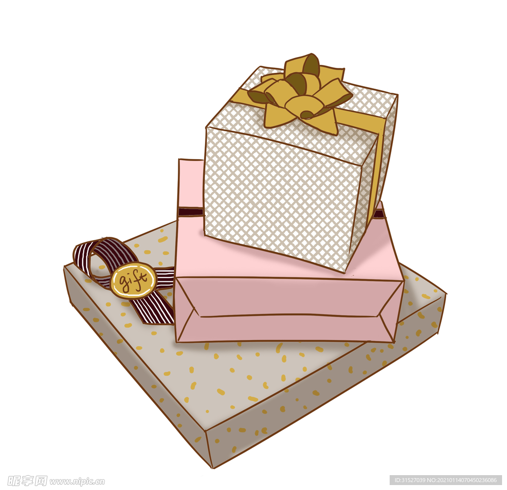 礼物盒插画