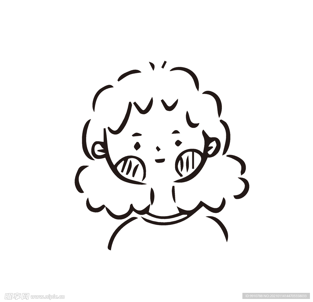 卡通女孩