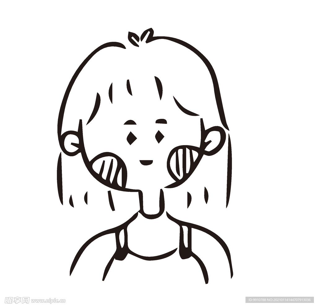 卡通女孩