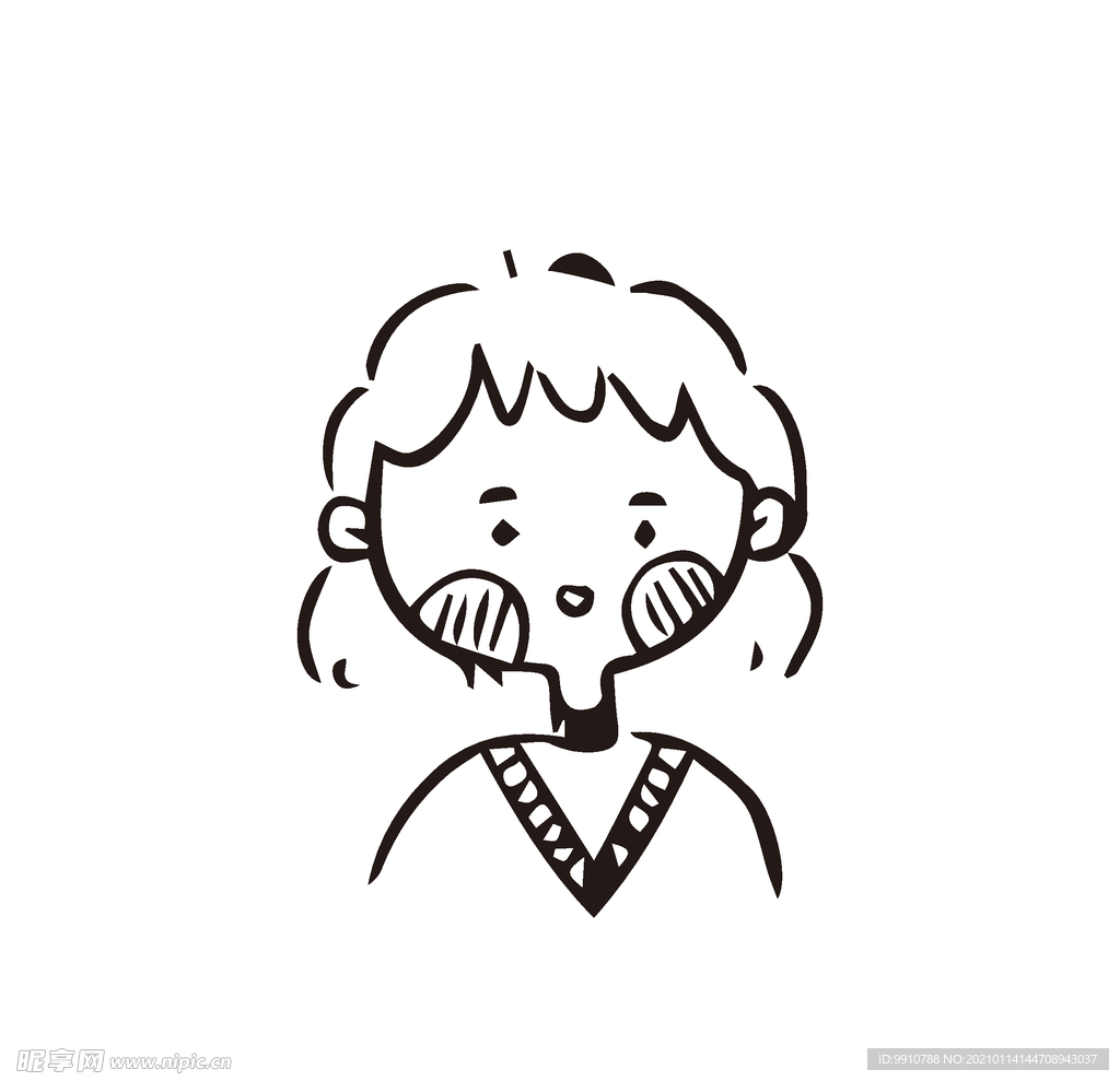 卡通女孩