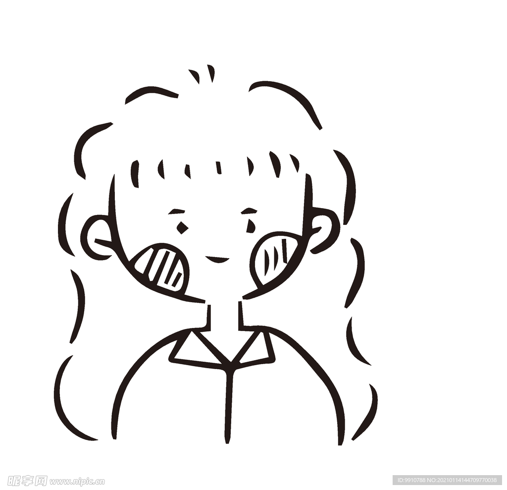 卡通女孩