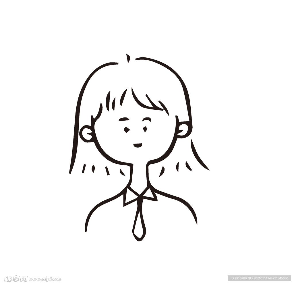 卡通女孩