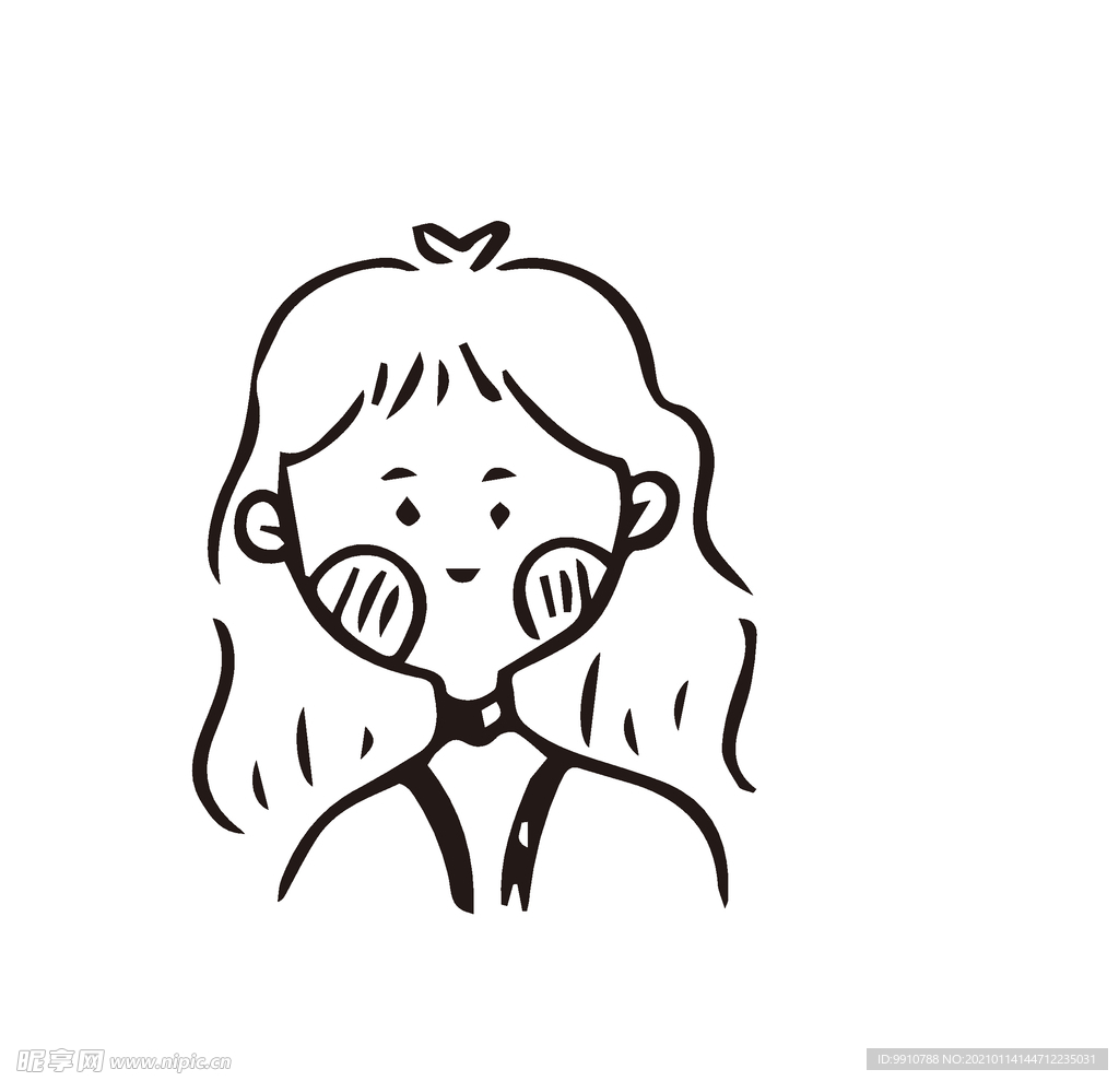 卡通女孩