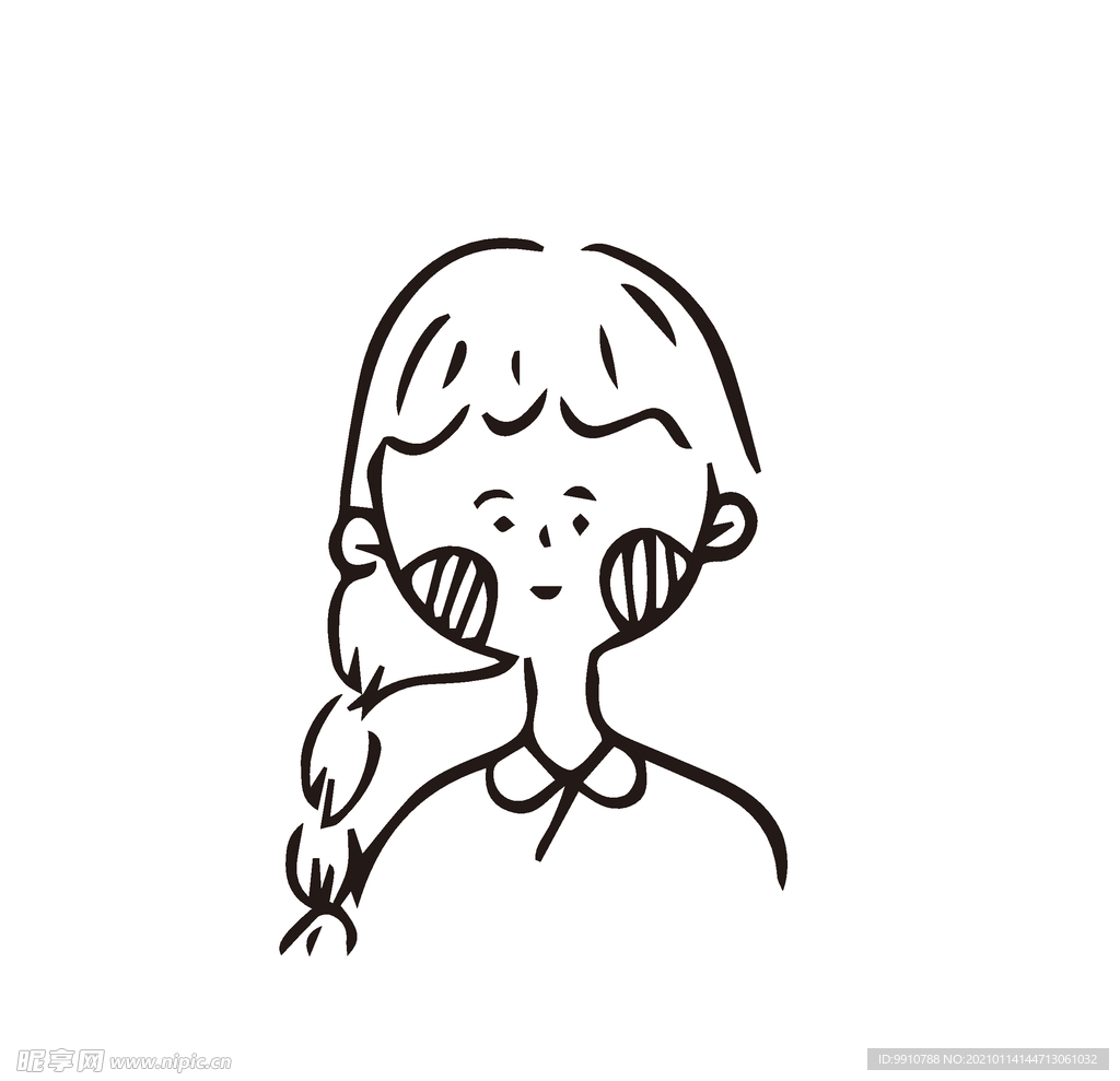 卡通女孩