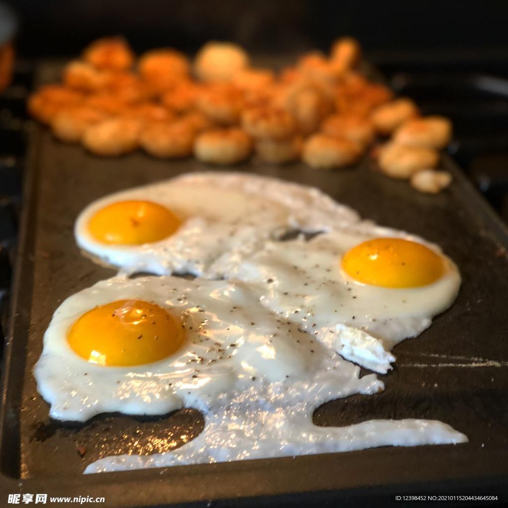 营养美味的早餐煎蛋