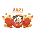 2021牛年可爱形象
