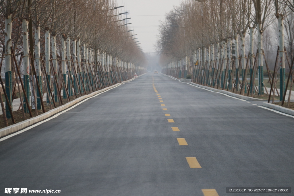 黄河游览区柏油路