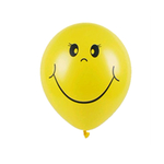 黄色笑脸气球图片
