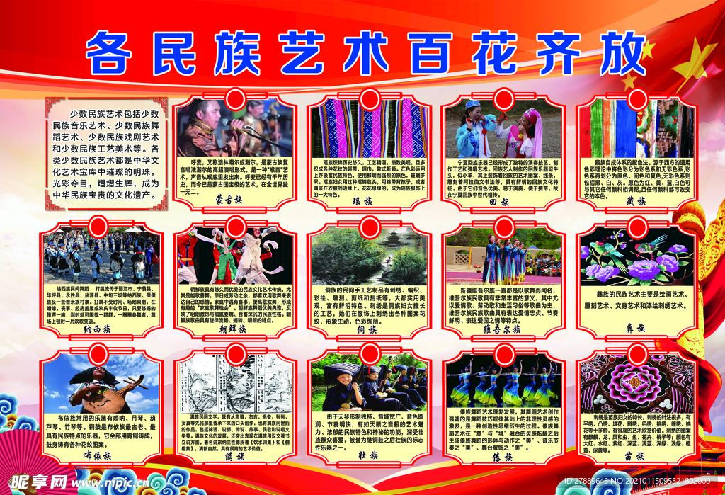 各民族艺术百花齐放